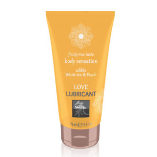 Love Lubricant edible - White Tea & Peach 75ml