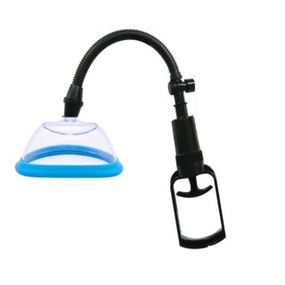 Pompa Manuala pentru Vulva si Sani cu 2 Cupe, Albastru