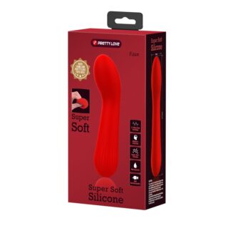 Vibrator Punctul G Faun, 12 Moduri Vibratii, Silicon, USB, Rosu, 15 cm