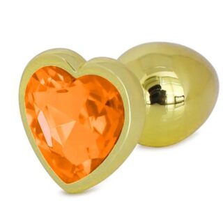 Dop Anal Hearty Buttplug Large Auriu/Portocaliu