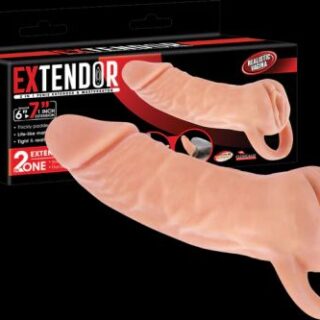 EXTENDOR 7" TPR 2 IN 1 EXTENDER & MASTURBATOR (18.5cm)