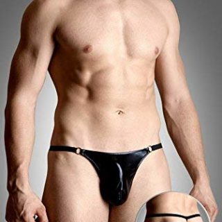 Mens Thongs 4487 Black - S/L