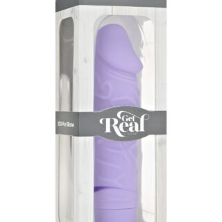 Vibrator Clasic Get Real, 7 Moduri Vibratii, Silicon, Mov, 16.1 cm
