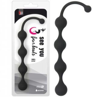 See You Four Beads Anal Black