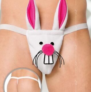 Thong 4442 white/pink