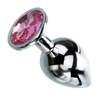 PinkSmall Metallic Anal Plug
