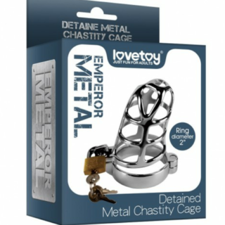 Detained Metal Chastity Cage