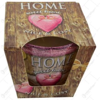 Lumanare parfumata in recipient de sticla – Home sweet home