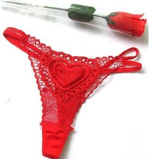 Rose with red G-string