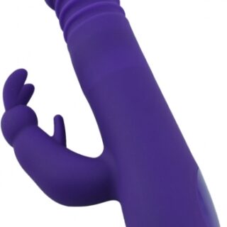 Vibrator Rabbit Thrusting&Vibrating, Silicon, USB, Mov, 22 cm
