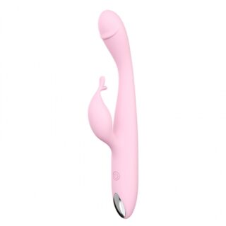 Vibrator Iepuras Sindy, 10 Moduri Vibratii, Silicon, Roz, 19 cm