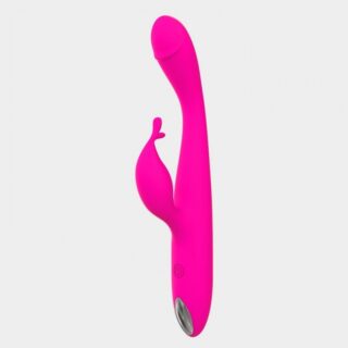 Vibrator Iepuras Sindy, 10 Moduri Vibratii, Silicon, Roz Neon, 19 cm