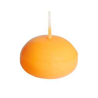 Lumanare plutitoare, Ø 4,5 cm, H 3 cm, orange
