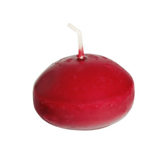 Lumanare plutitoare, Ø 4,5 cm, H 3 cm, bordeaux