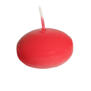 Lumanare plutitoare, Ø 4,5 cm, H 3 cm, rosie