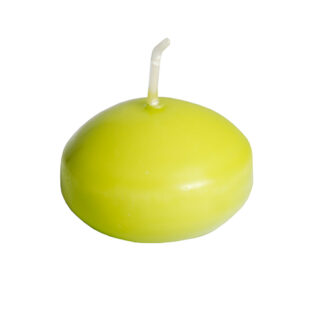 Lumanare plutitoare, Ø 4,5 cm, H 3 cm, kiwi