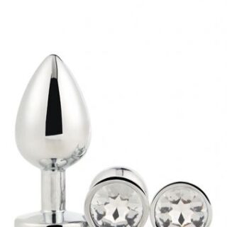 Gleaming  Love Silver Plug Set