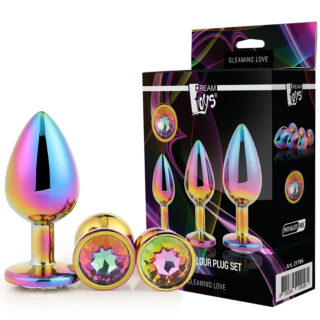Dream Toys Gleaming Love Plug Multicolour Set