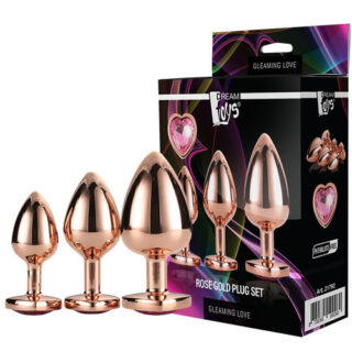 Dream Toys Gleaming Love Plug Rose Set
