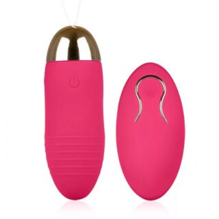 Ou Vibrator Cuttie Remote Control 12 Moduri Vibratii Silicon USB Roz