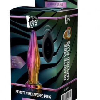 Dop Anal Remote Vibe Tapered Plug 10 Moduri Vibratii Sticla USB