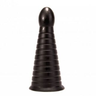 10 inch Huge Anal Plug Black 25cm x 9cm