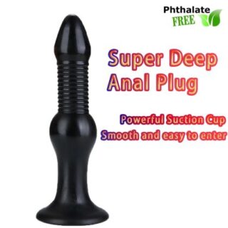 X-MEN Butt Plug Black (27.4cm x 6.3cm)