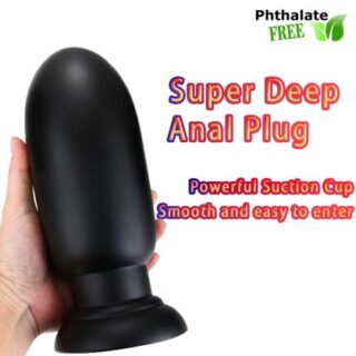 X-MEN Huge Butt Plug Black (23.5cm x 9.2cm)