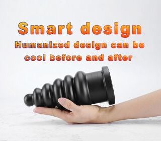 X-MEN 9.2 inch Butt Plug Black 23cm