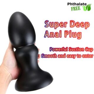 X-MEN Huge Butt Plug Black (24.5cm x 9cm)