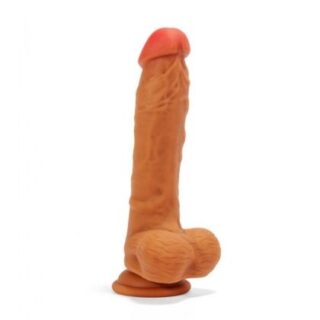 X-MEN Dual Layered Dildo Brown 21.3cm