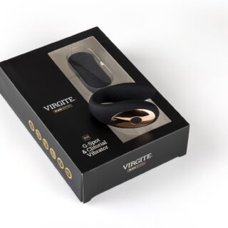 Vibrator Dublu E12, 7 Moduri Vibratii, 4 Viteze, Remote Control, Silicon, USB, Negru