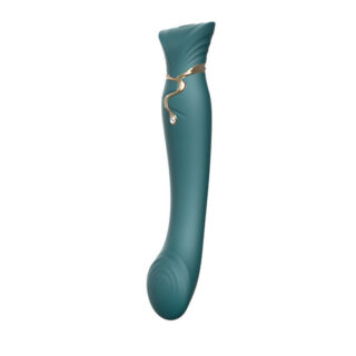 Vibrator Queen G-Spot Puls Wave Green Heating Bluetooth App Control