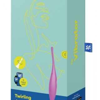 Satisfyer Twirling Joy with Bluetooth and App Fuchsia
