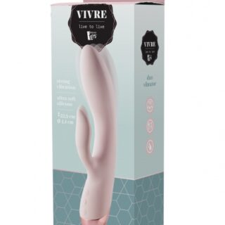 Vibrator Rabbit Coco 10 Moduri Vibratii Silicon USB Roz 22.9 cm