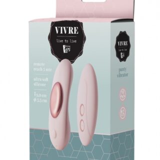 Stimulator Panty Gigi Remote Control 10 Moduri Vibratii Silicon USB Roz 9 cm