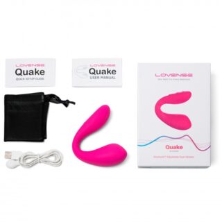 Stimulator Dual Lovense Quake Bluetooth Control Free App Silicon Roz