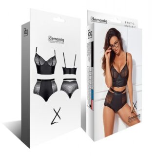 Set Lenjerie 2 Piese Essenia Negru M