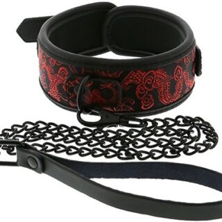 Zgarda si Lesa Blaze Deluxe Negru/Rosu