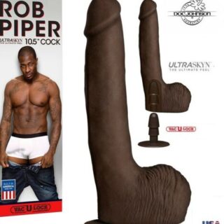 Dildo Realist Rob Piper Dual Density Ultraskyn Maro 28 cm