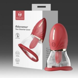 Stimulator Adoramor Magic Tongue Pleasure Rosu 1 Cupa