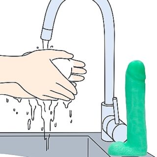 Sapun Penis Fosforescent cu Ventuza