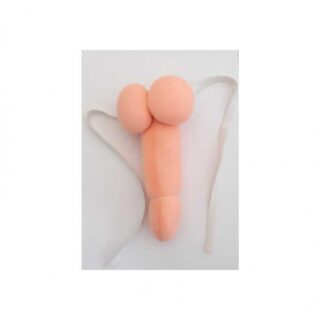 Penis cu Testicule si Elastic 17 cm