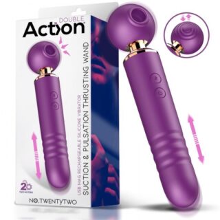 Stimulator No. 22 Suction&Pulsation Thrusting Wand, Silicon, USB, Mov