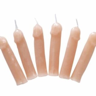 Set 6 Lumanari in Forma de Penis