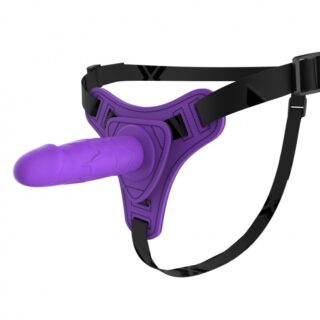 Strap-on cu Dildo Realist, Silicon, Mov