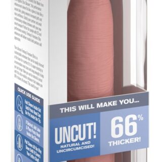Uncut Silicone Penis Enhancer (17.8 cm)