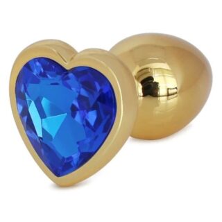 Dop Anal Hearty Buttplug Large Auriu/Albastru Passion