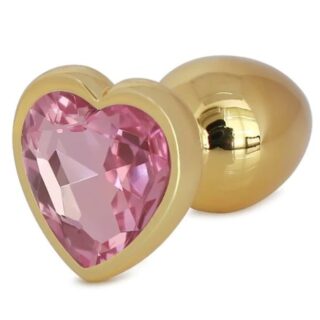 Dop Anal Hearty Buttplug Large Auriu/Roz Deschis