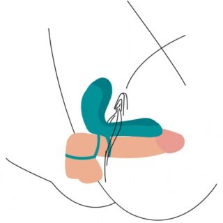 Inel de Penis pentru Cupluri Xocoon Remote Control Silicon Verde USB